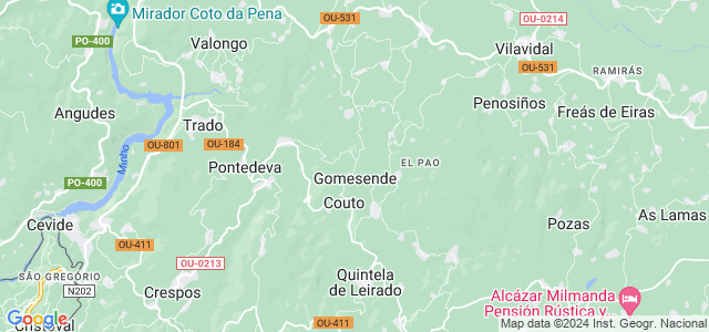 Mapa de Gomesende