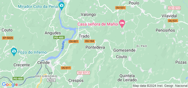 Mapa de Pontedeva
