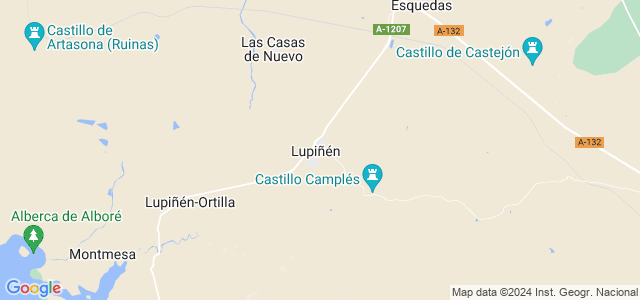 Mapa de Lupiñén-Ortilla