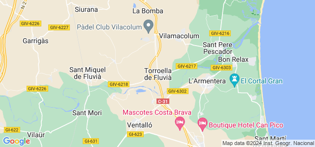 Mapa de Torroella de Fluvià