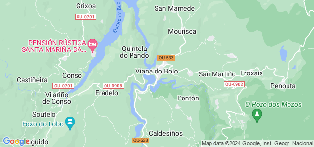 Mapa de Viana do Bolo