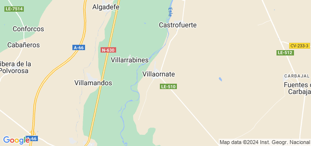 Mapa de Villaornate y Castro