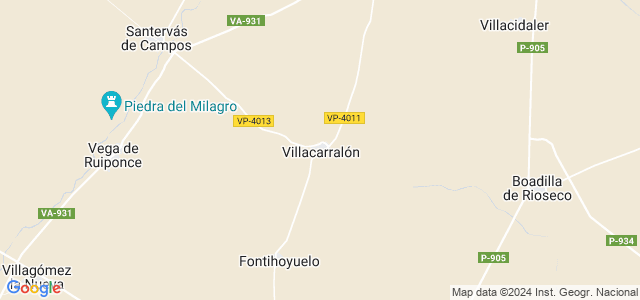 Mapa de Villacarralón