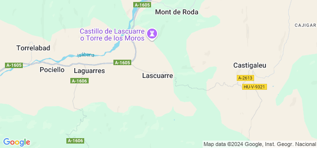 Mapa de Lascuarre