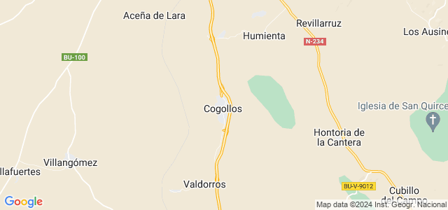 Mapa de Cogollos