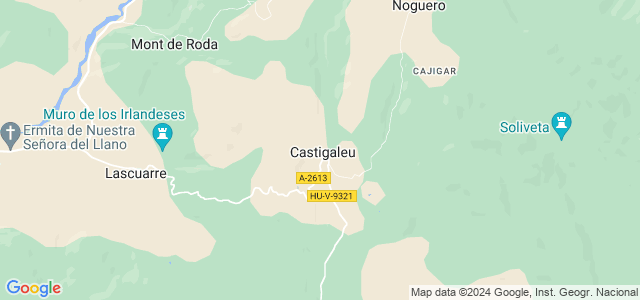 Mapa de Castigaleu