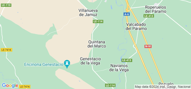 Mapa de Quintana del Marco