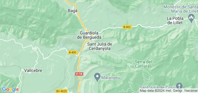 Mapa de Sant Julià de Cerdanyola