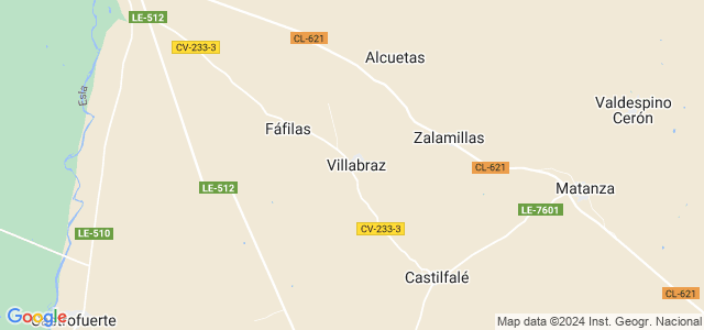 Mapa de Villabraz