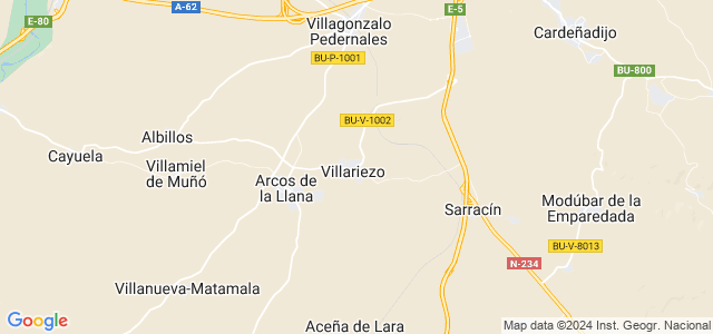 Mapa de Villariezo