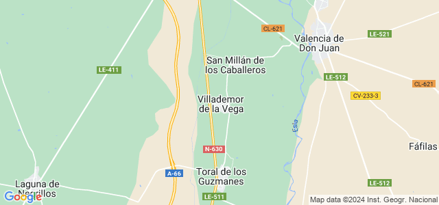 Mapa de Villademor de la Vega