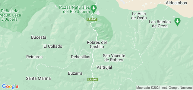 Mapa de Robres del Castillo