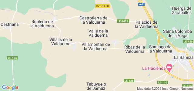 Mapa de Villamontán de la Valduerna