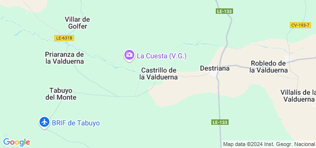 Mapa de Castrillo de la Valduerna