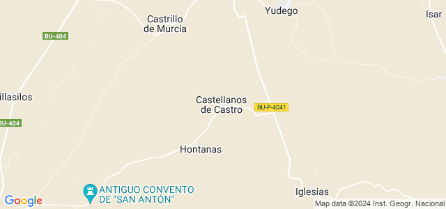 Mapa de Castellanos de Castro