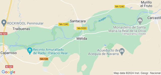 Mapa de Mélida
