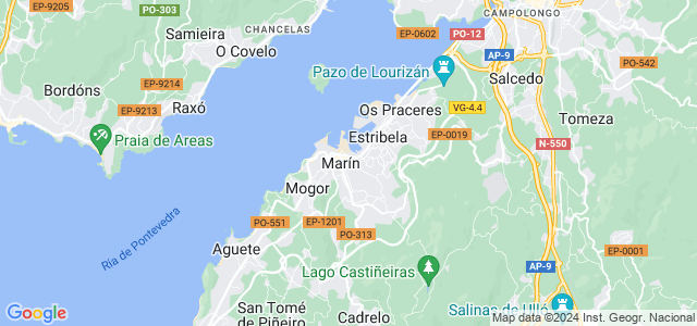 Mapa de Marín