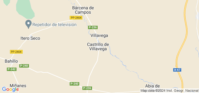 Mapa de Castrillo de Villavega