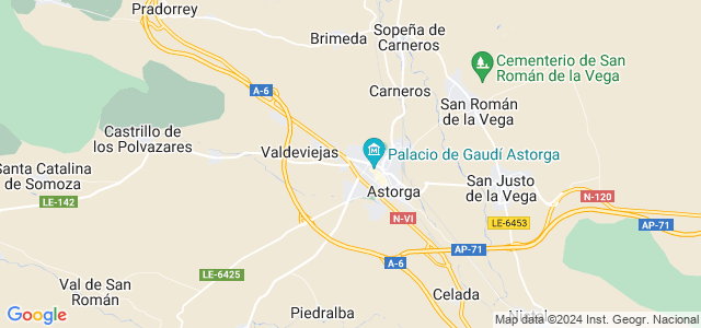 Mapa de Astorga