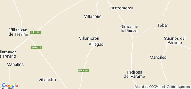 Mapa de Villegas