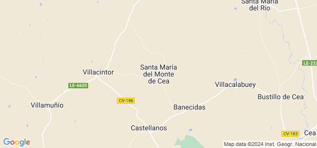 Mapa de Santa María del Monte de Cea