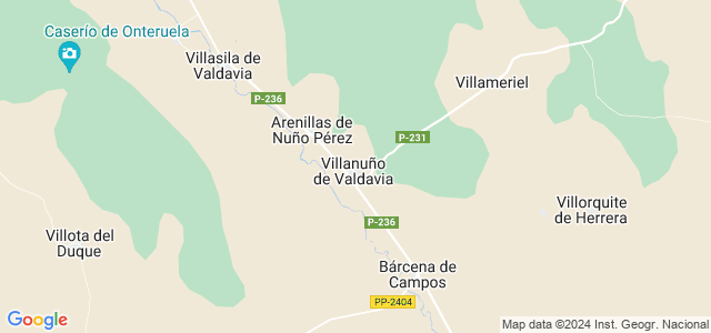 Mapa de Villanuño de Valdavia