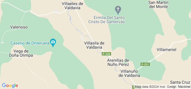 Mapa de Villasila de Valdavia