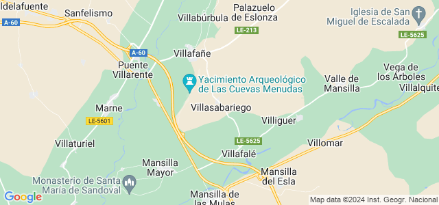 Mapa de Villasabariego