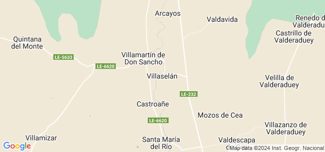 Mapa de Villaselán