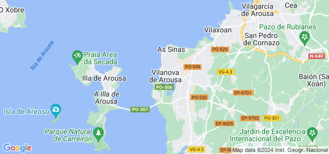 Mapa de Vilanova de Arousa