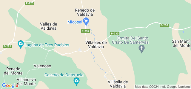 Mapa de Villaeles de Valdavia
