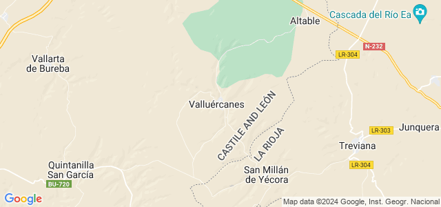 Mapa de Valluércanes