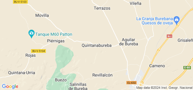 Mapa de Quintanabureba