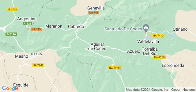 Mapa de Aguilar de Codés