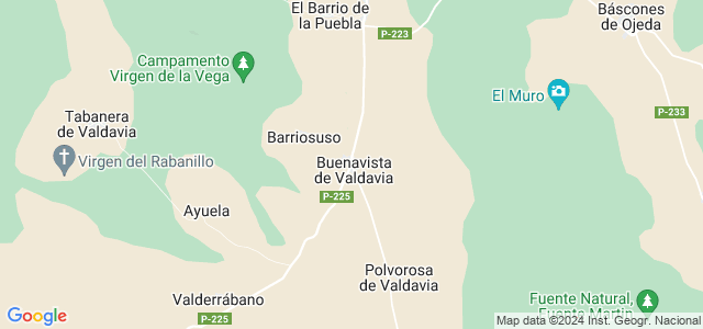 Mapa de Buenavista de Valdavia