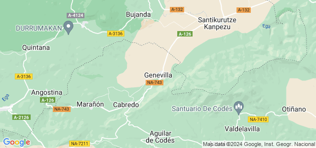 Mapa de Genevilla