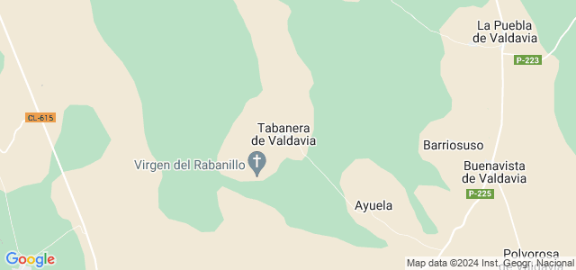 Mapa de Tabanera de Valdavia
