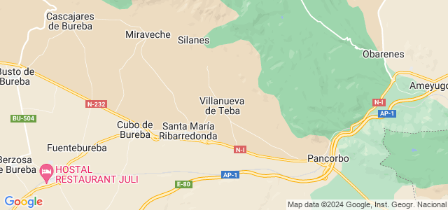 Mapa de Villanueva de Teba