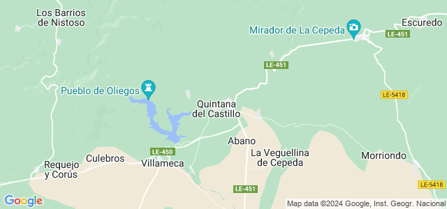 Mapa de Quintana del Castillo