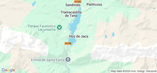 Mapa de Hoz de Jaca