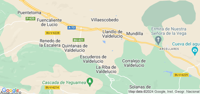 Mapa de Valle de Valdelucio