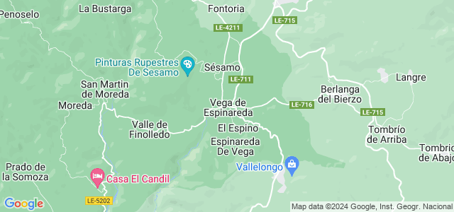 Mapa de Vega de Espinareda