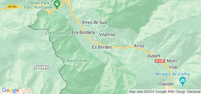 Mapa de Bòrdes