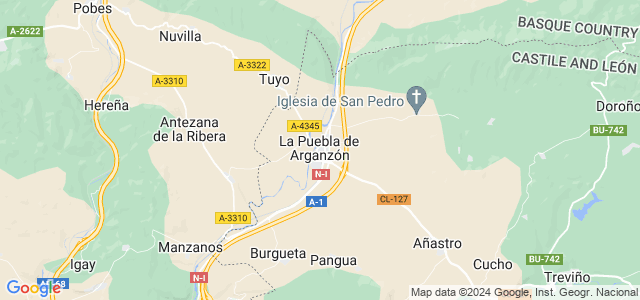 Mapa de Puebla de Arganzón