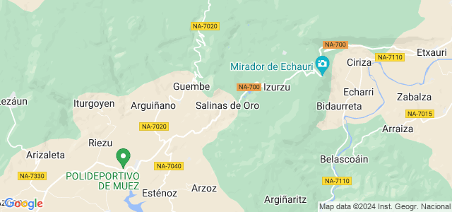 Mapa de Salinas de Oro