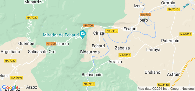 Mapa de Echarri