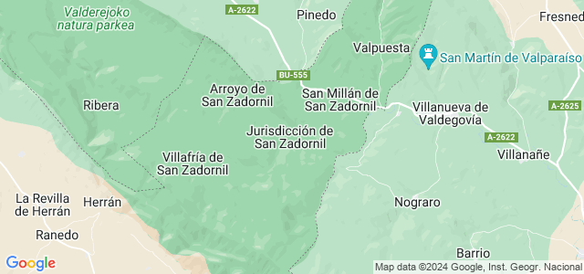 Mapa de Jurisdicción de San Zadornil