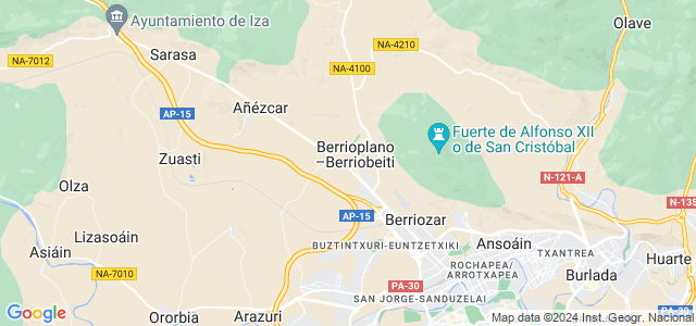 Mapa de Berrioplano