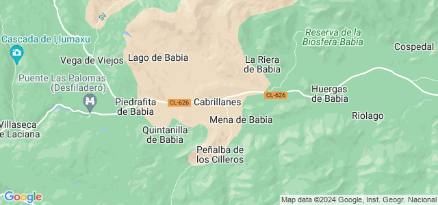 Mapa de Cabrillanes