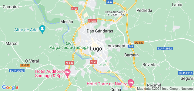 Mapa de Lugo